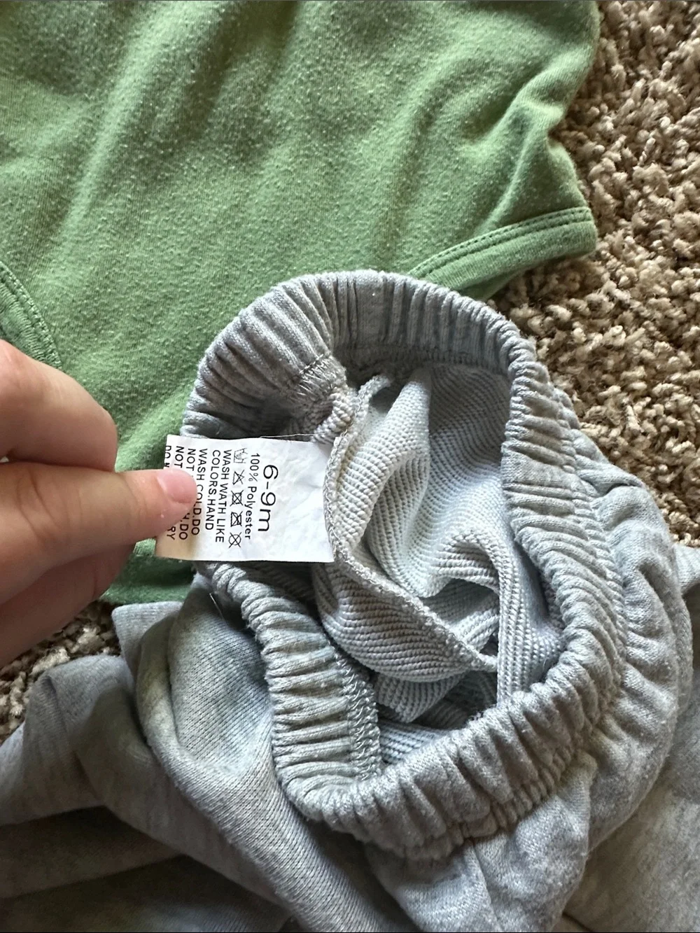 Carter's Navy, Gray & Green Kids Sweatpants & Joggers Set